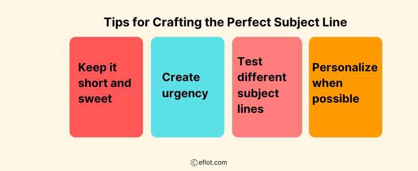 Tips for Crafting the Perfect Subject Line