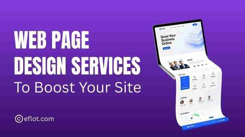Web Page Design Services to Boost Your Site