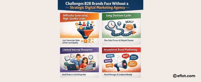 Key Challenges B2B Brands Face Without a Strategic Digital Marketing Agency