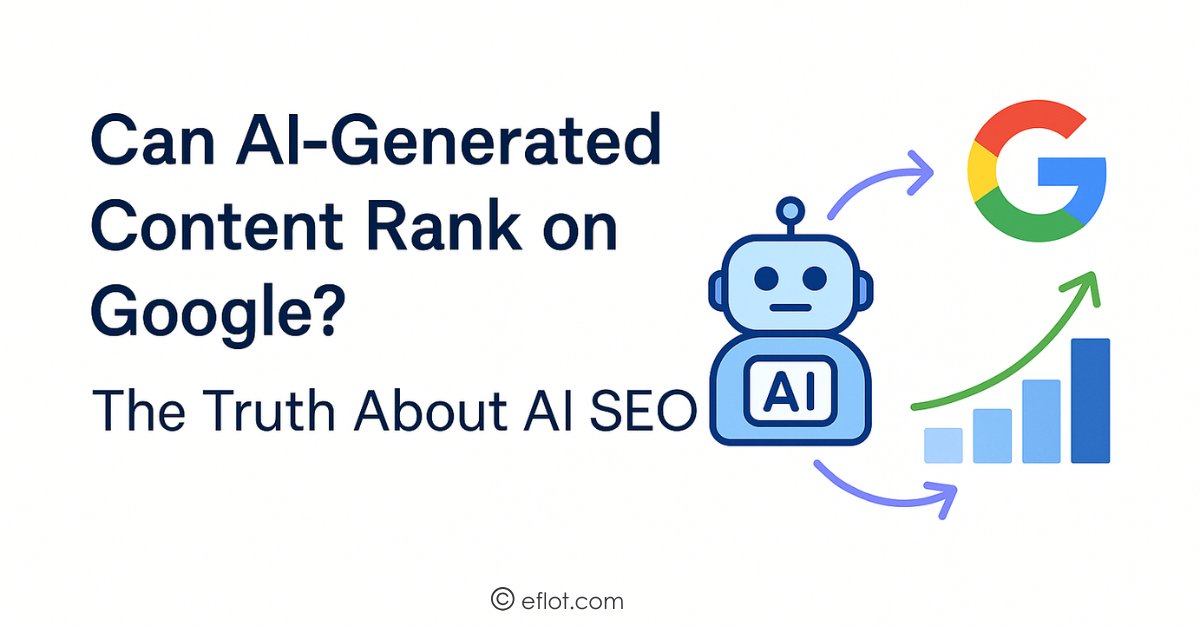 Can AI Content Rank Faster On Google?